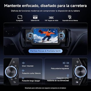 ATOTOZONE Android AutoRadio 9'' 1 DIN táctil