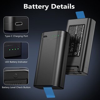 METACUCU Bateria 200 5000mAh JBL PartyBox Club 120