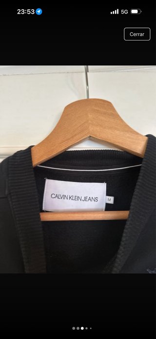 Sudadera Negra Calvin Klein