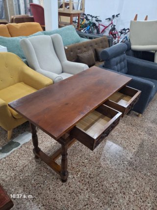 Consola Mesa  de Madera con Cajones