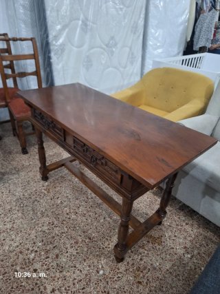Consola Mesa  de Madera con Cajones