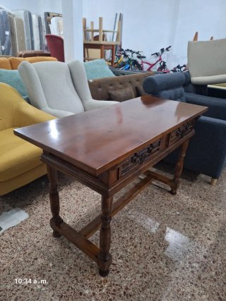Consola Mesa  de Madera con Cajones