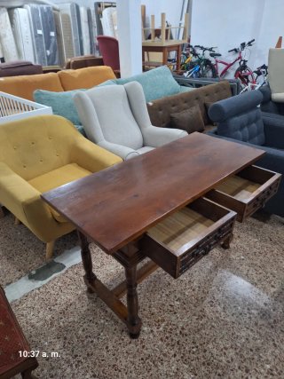 Consola Mesa  de Madera con Cajones