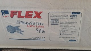 Colchón Flex Bioelástic 100% Látex y Somier