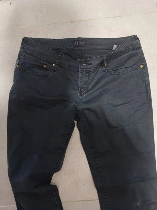 Pantalón Armani Jeans Negro Talla 38