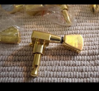 6 Clavijas Afinación Guitarra Doradas