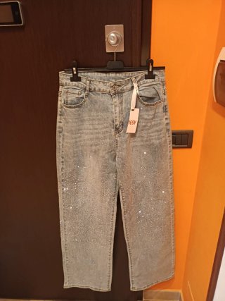 Jeans DESY con strass taglia 44