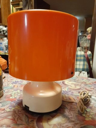 Lampada Space Age modernariato