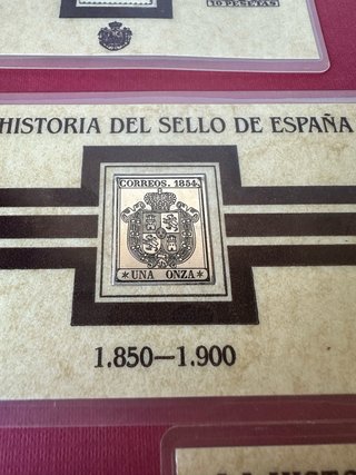 Lote 7 sellos plata 999 Historia Sello España