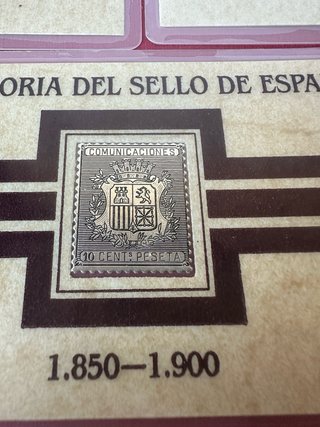 Lote 7 sellos plata 999 Historia Sello España