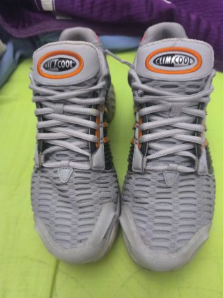 Adidas Climacool gris/naranja usadas 2 veces
