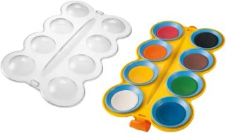Pelikan, Set de 8 Acuarelas para Niños, Pincel y P