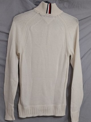 Jersey blanco de lana Tommy Hilfiger, talla S
