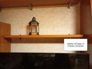 Mueble de Salón en Madera Color Cerezo