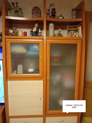 Mueble de Salón en Madera Color Cerezo