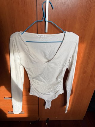 Body Stradivarius Blanco Talla XS