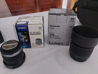 Olympus OM-D E-M10 Mark III + Lentes