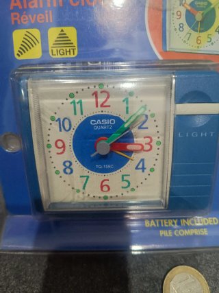 Reloj despertador Casio TQ155C Nuevo Vintage