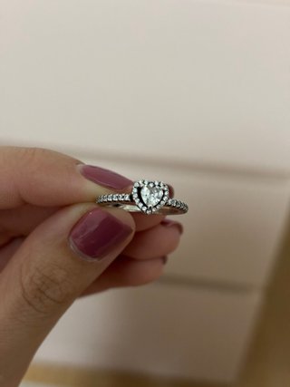 Anillo Pandora Corazón Plata