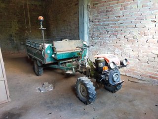 Motocultor AGRIA 7000-C con remolque