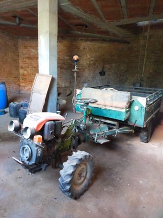 Motocultor AGRIA 7000-C con remolque
