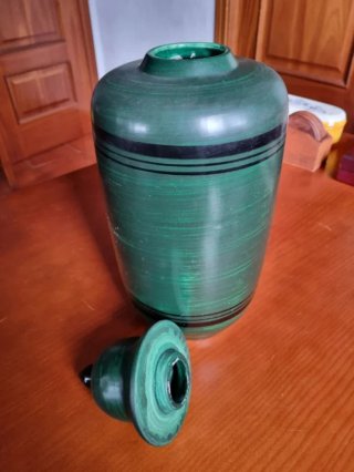 Jarrón / Tibor decorativo estilo griego (45 cm)