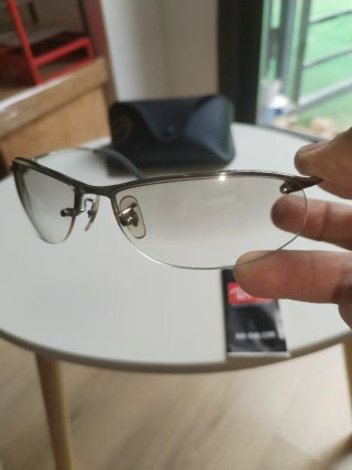 Gafas Ray-Ban Top Bar Luxottica Plata