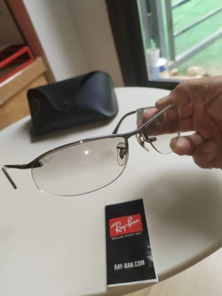Gafas Ray-Ban Top Bar Luxottica Plata