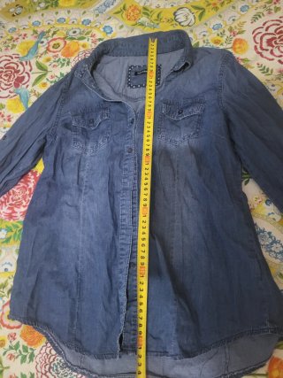 Camisa Vaquera Azul Kelrebec Talla M