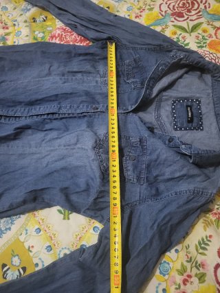 Camisa Vaquera Azul Kelrebec Talla M