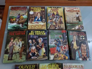 Lote de 11 libros clásicos en tapa dura