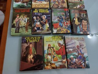 Lote de 11 libros clásicos en tapa dura