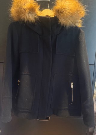 Abrigo Zara Negro Talla L