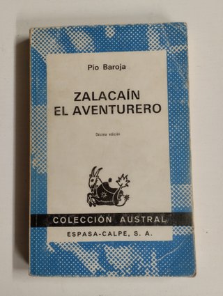 ZALACAIN EL AVENTURERO, LIBRO