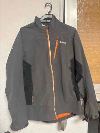 Chaqueta de montaña Simond gris y naranja hombre