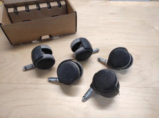 Ruedas para silla de oficina (5 Uds)