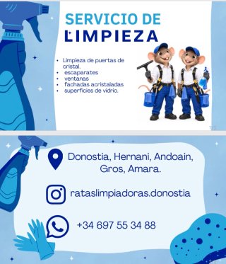 Servicios de limpieza
