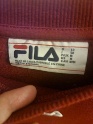 Sudadera Fila Roja Talla M