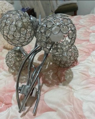 Lámpara de Techo con Esferas de Cristal