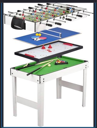 Mesa de juegos 4 en 1