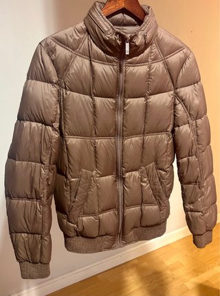 Chaqueta plumífero ligera S marrón