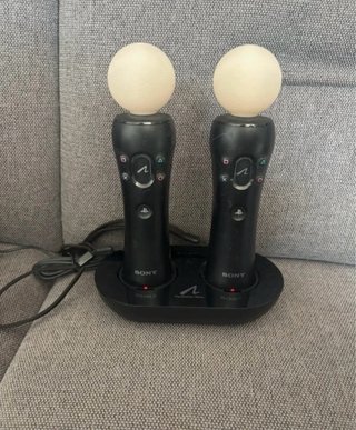 Mandos PlayStation Move con Base de Carga