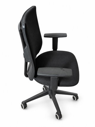 Silla de oficina giratoria negra
