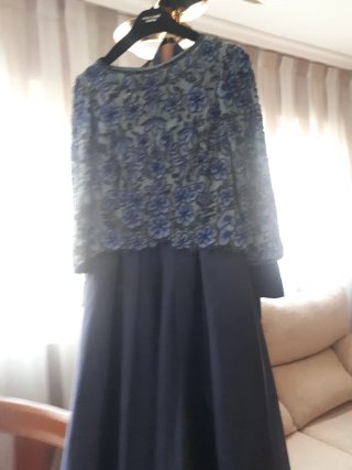 Vestido de fiesta azul