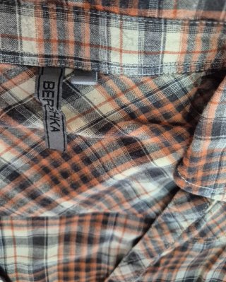 Camisa cuadros Bershka Talla M