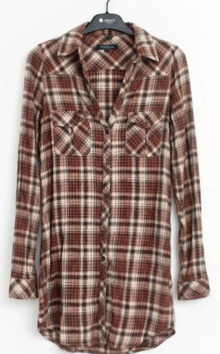Camisa cuadros Bershka Talla M