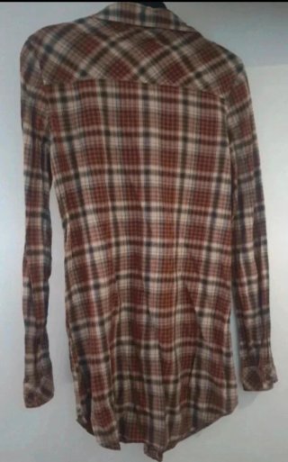 Camisa cuadros Bershka Talla M