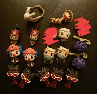 Set de Figuras Funko Pop Kinder Joy One Piece
