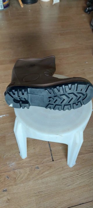 Botas de agua seguridad forradas beige