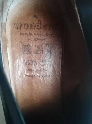 Zapato cuña negro